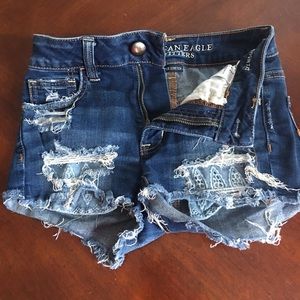 Denim shorts